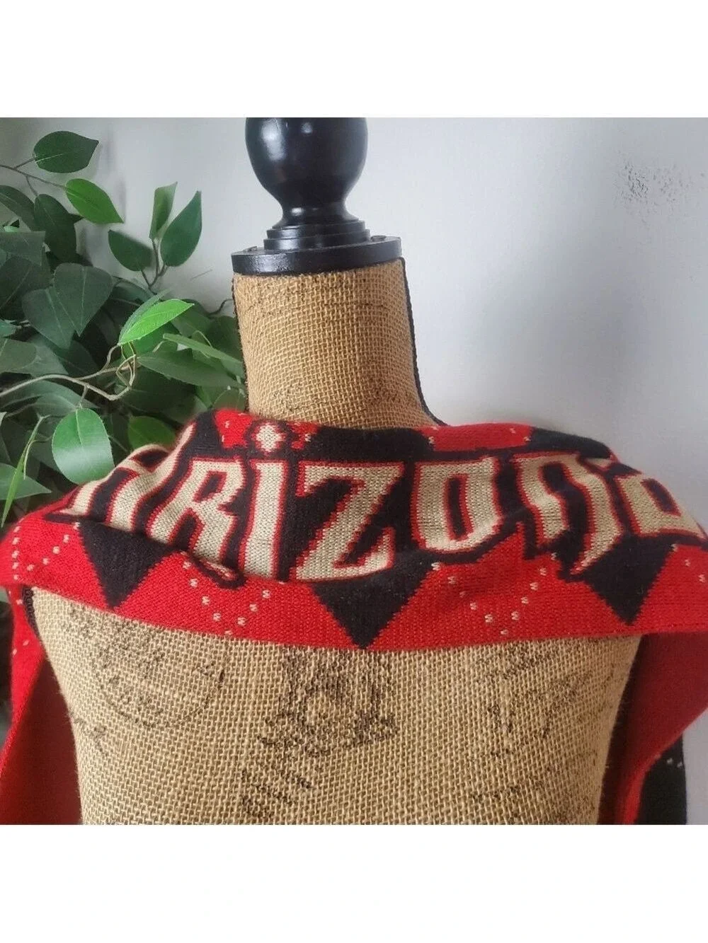 Arizona Diamondbacks MLB Baseball Argyle Knit Scarf Fan Gear